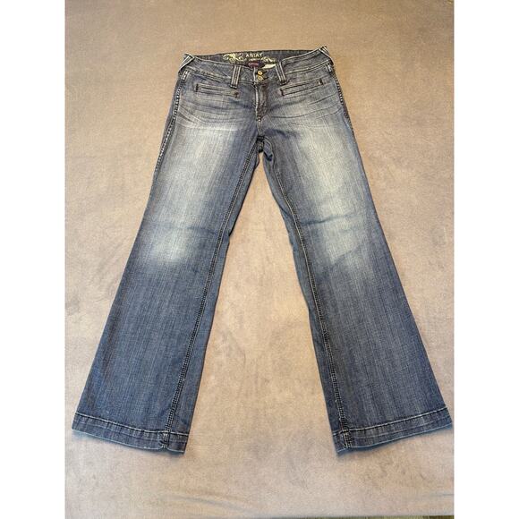 Ariat Jeans Women’s 31R (31x31) Trouser Stretch Boot Cut Cowgirl Rodeo Western - Picture 2 of 11